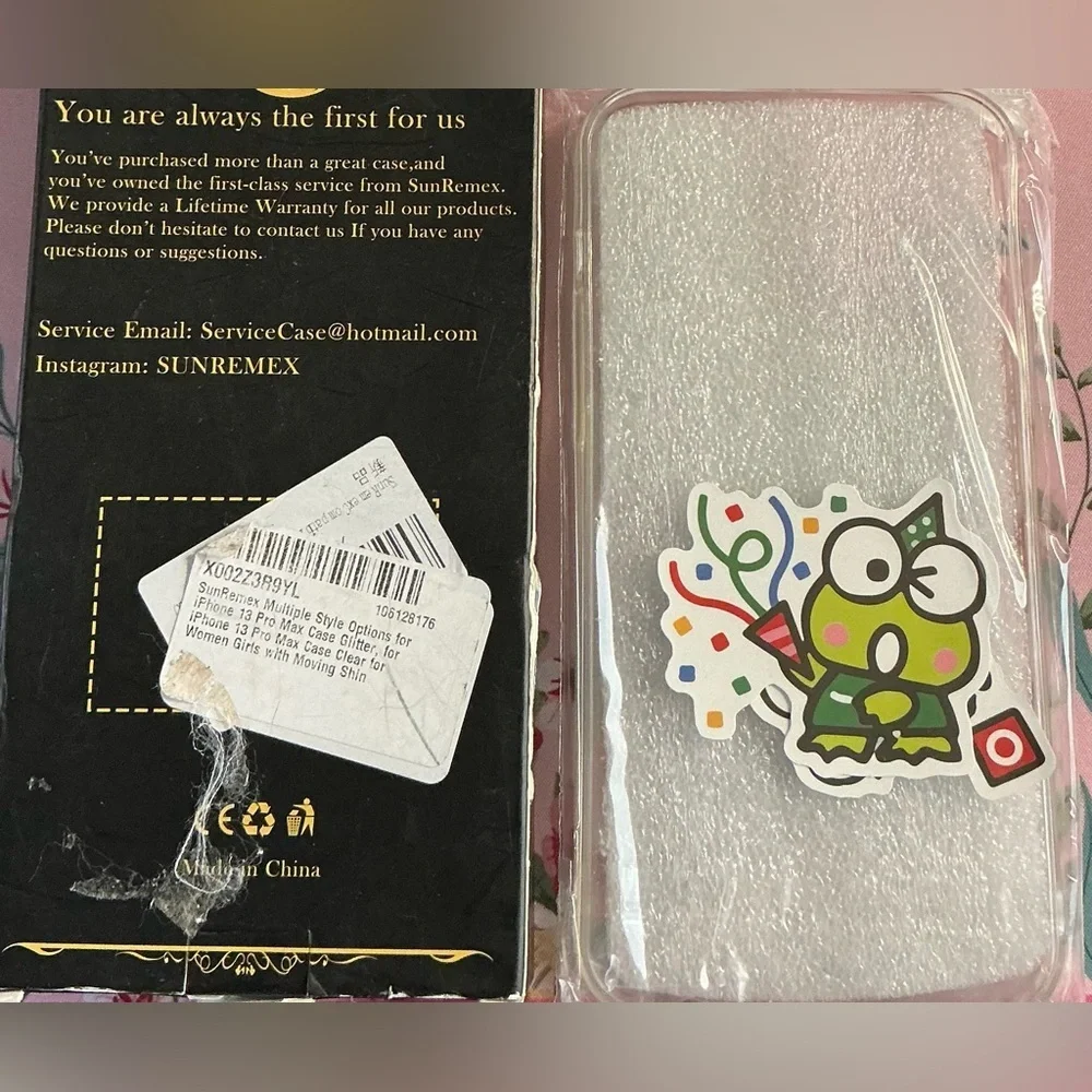 Silver Glitter Phone Case -I Phone Pro 13 Pro Max (NWT)